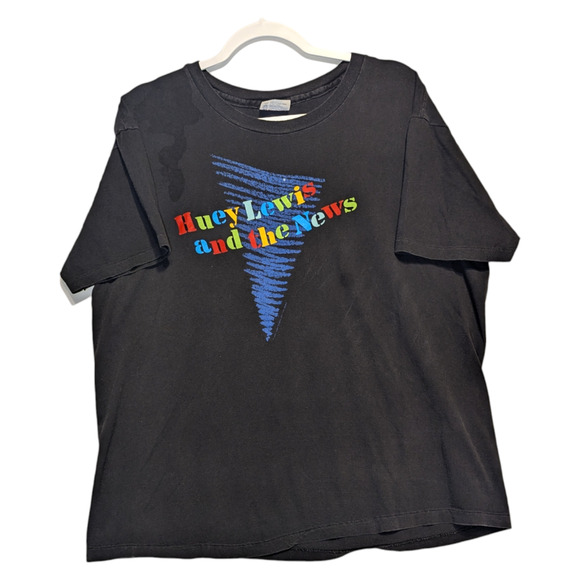 1991 Huey Lewis and the News tour t shirt - Picture 1 of 7